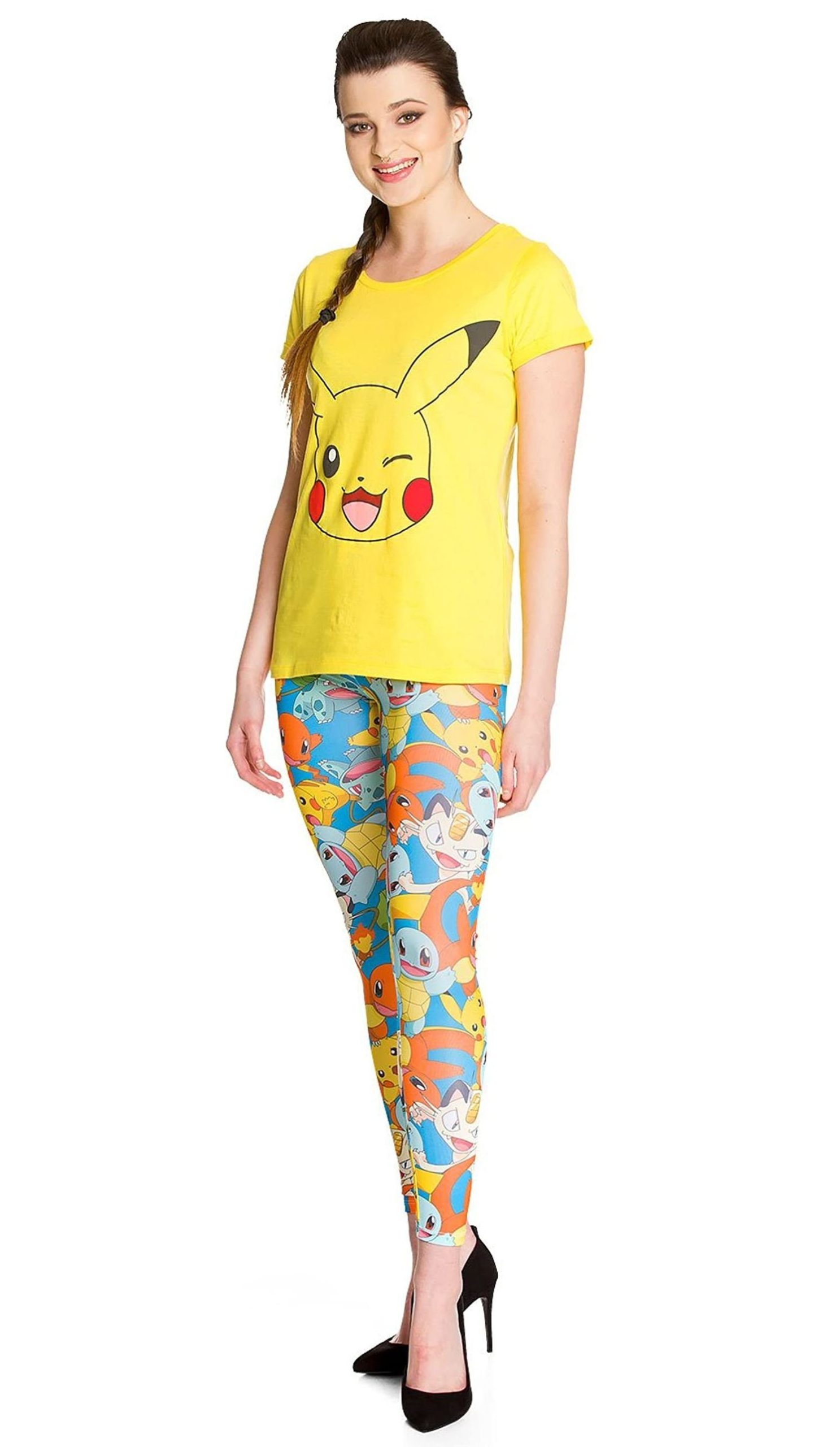 Pokemon Character Leggings - Pikachu, Schiggy & More - Women's & Teens
