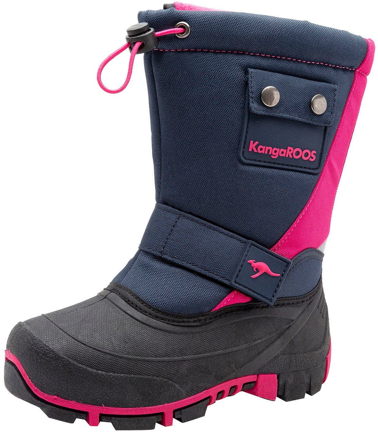 KangaROOS Kanga-Bean II Kids Snow Boots: Warm & Waterproof Winter Boots