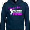 coole-fun-t-shirts Mädchen Hoodie "Vergiss den Prinzen, ich nehme das Pferd" - Reiten
