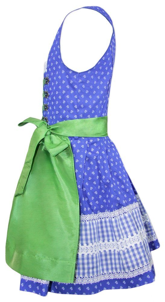 Isar-Trachten 'Stefanie' Youth Dirndl - Blue & Green Isar-Trachten 'Stefanie' Youth Dirndl - Blue & Green
