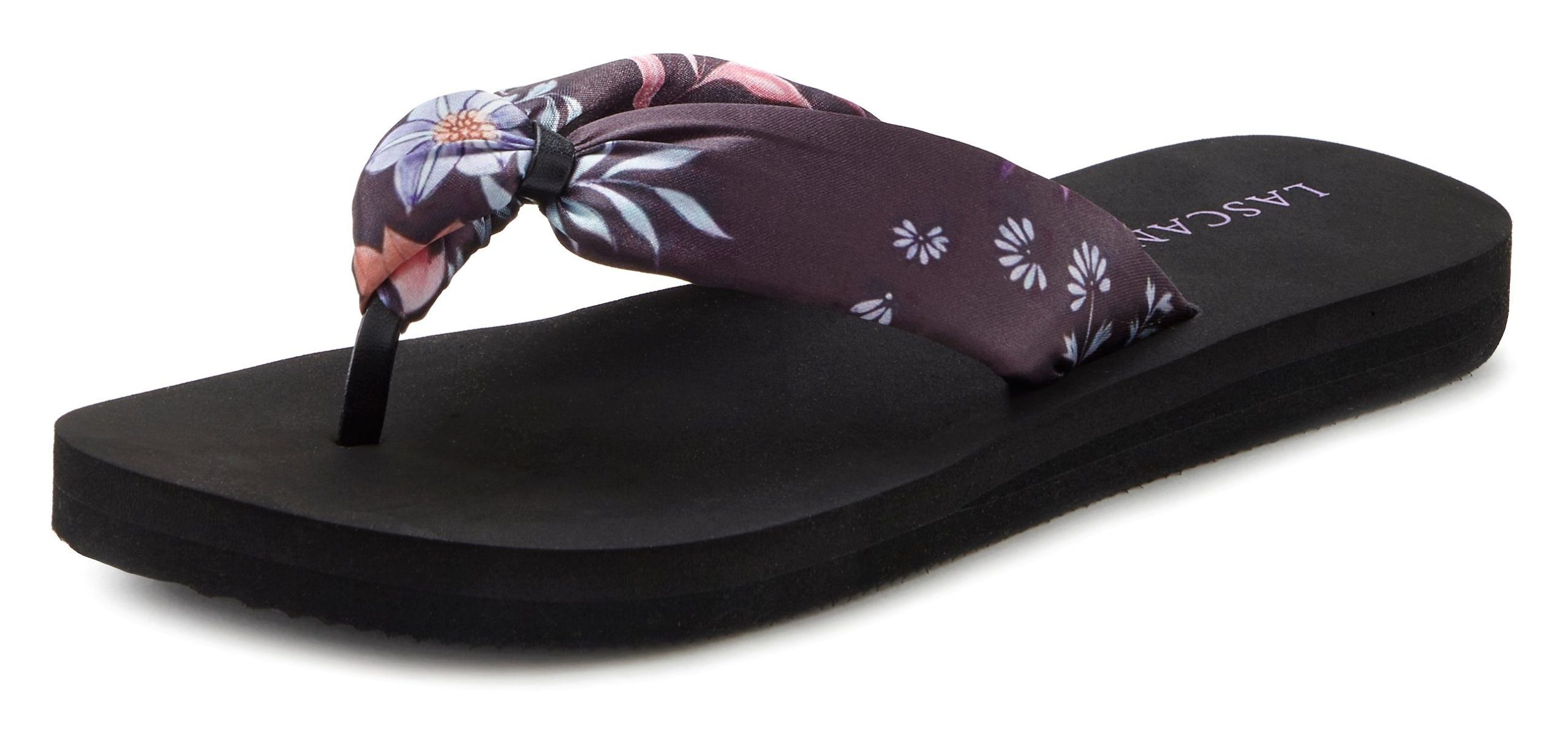 LASCANA Nautical Beach Slide Sandals - VEGAN Lightweight Pool Shoes