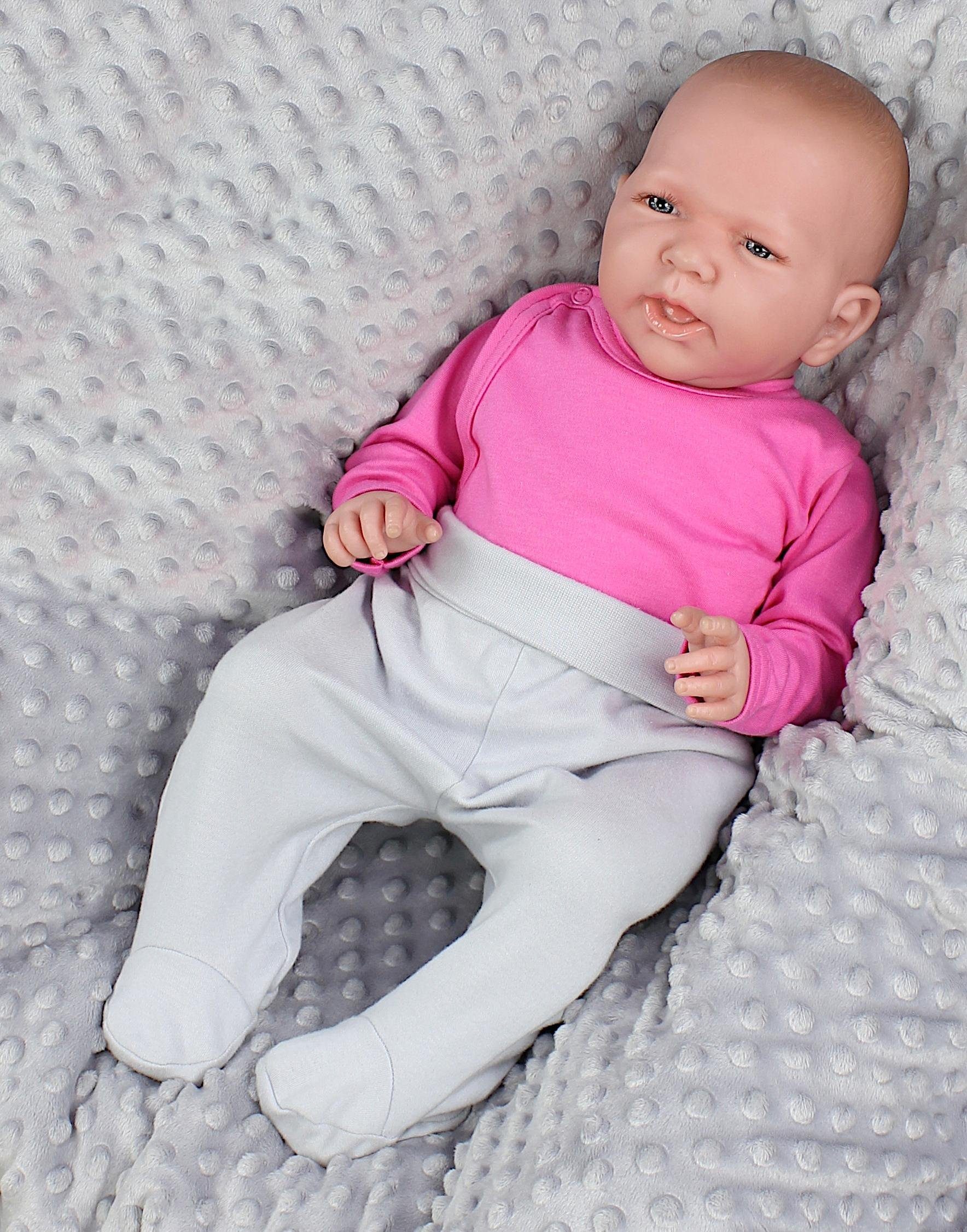 TupTam 5-Pack Baby Unisex Long Sleeve Bodysuit with Prints/Solids