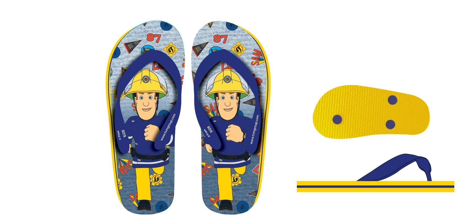 Feuerwehrmann Sam Kids Sandals - Pool, Beach & House Shoes (Sizes 24/25-30/31) Feuerwehrmann Sam Kids Sandals - Pool, Beach & House Shoes (Sizes 24/25-30/31)