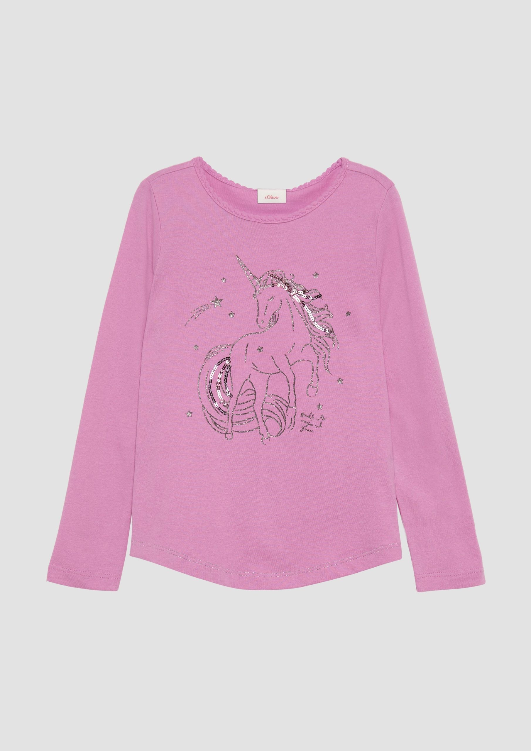 s.Oliver RED LABEL Long-Sleeve Shirt - Glitter & Sparkle for Kids