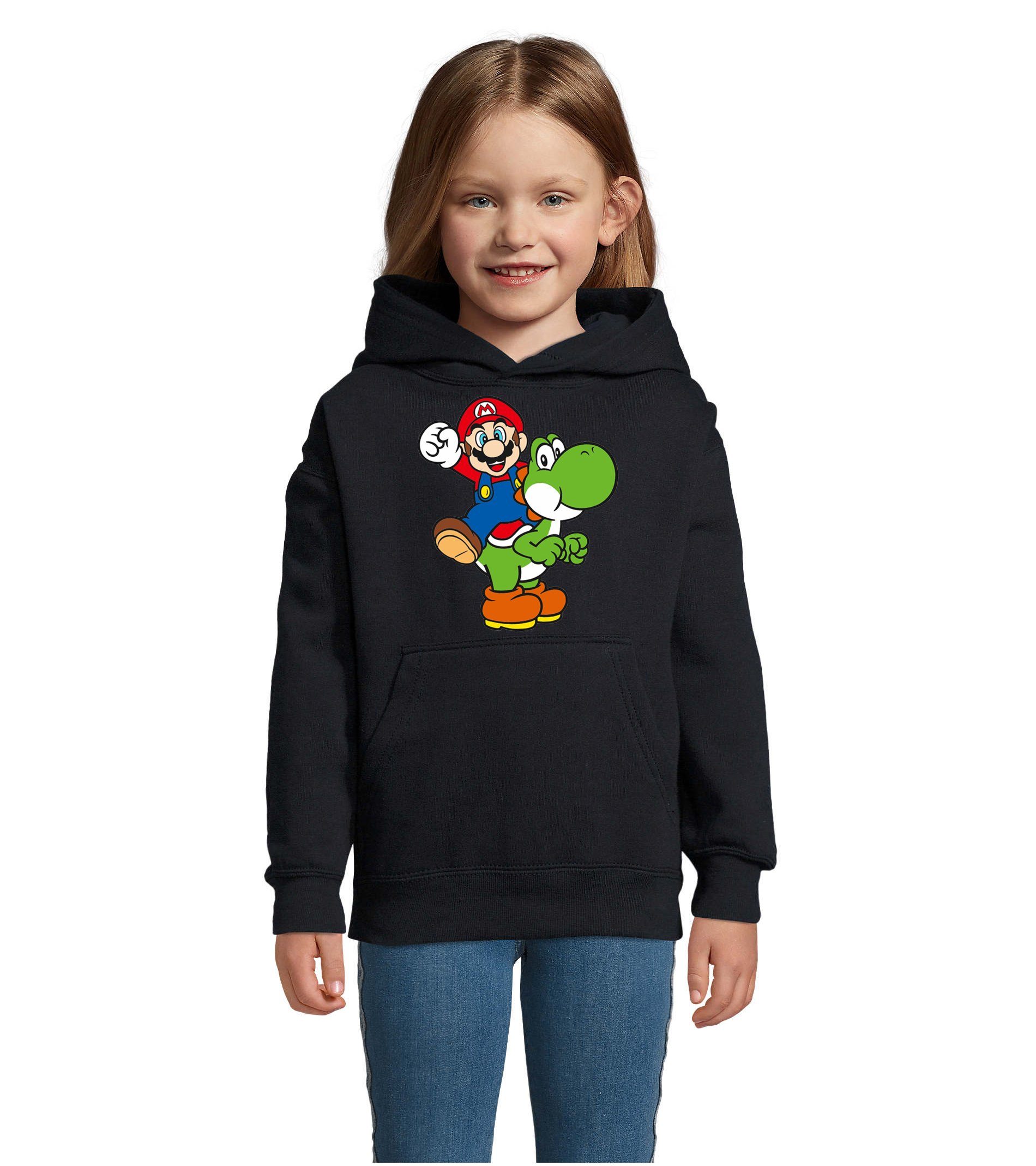 B&B Hoodie Kids Yoshi Mario Console Super Retro Luigi with Hood