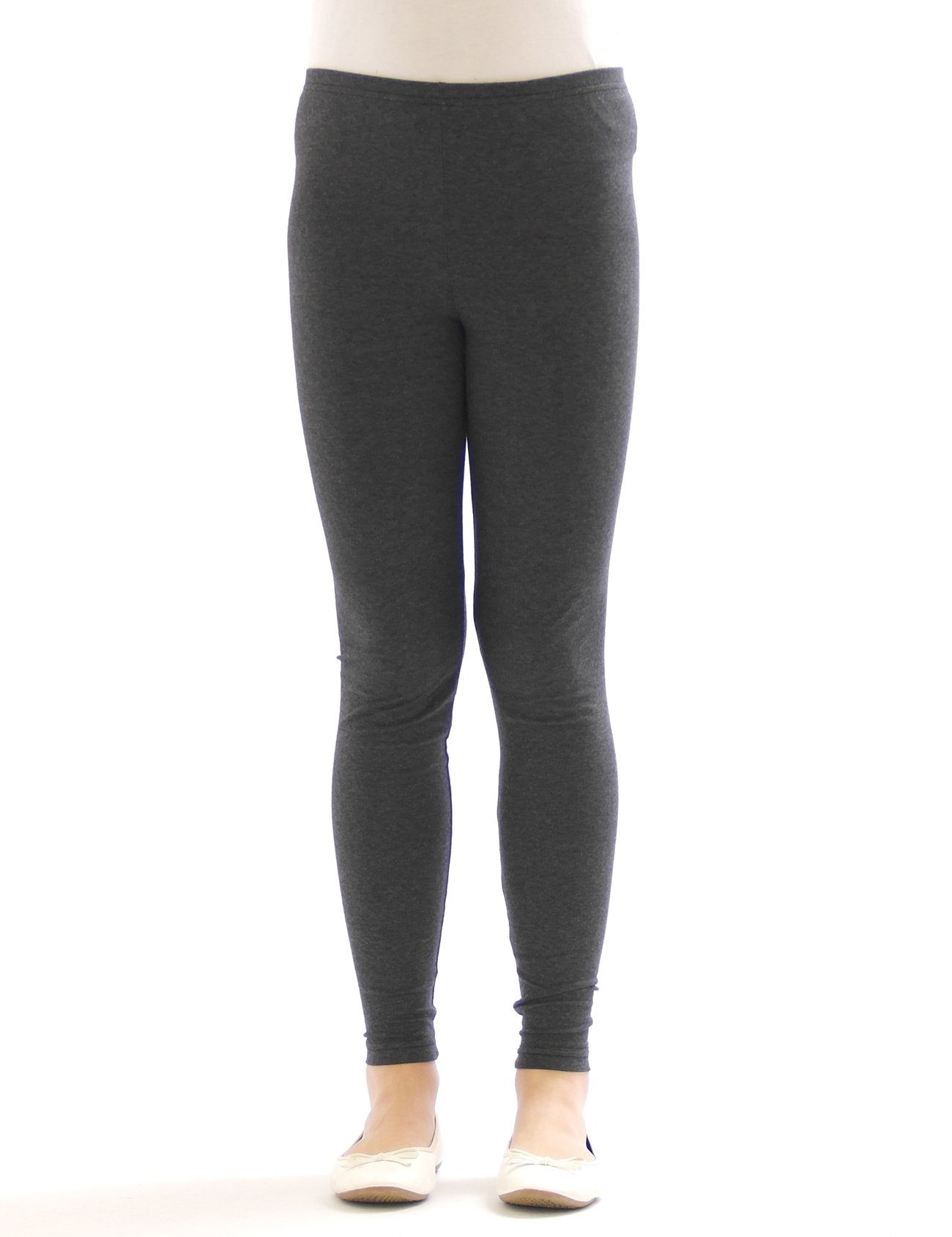 SYS Girl's Leggings: Opaque Cotton Blend - Wide Color Selection