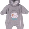 La Bortini Baby Snowsuit Pram Suit Transition Overall in Grey