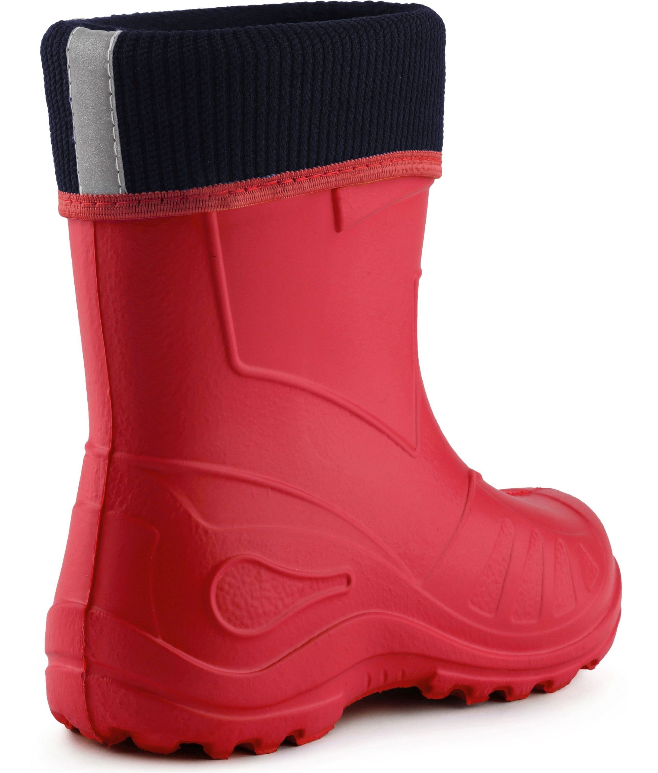Ladeheid EVA KL058 Thermo Regenstiefel Kids Rain Boots with Removable Lining