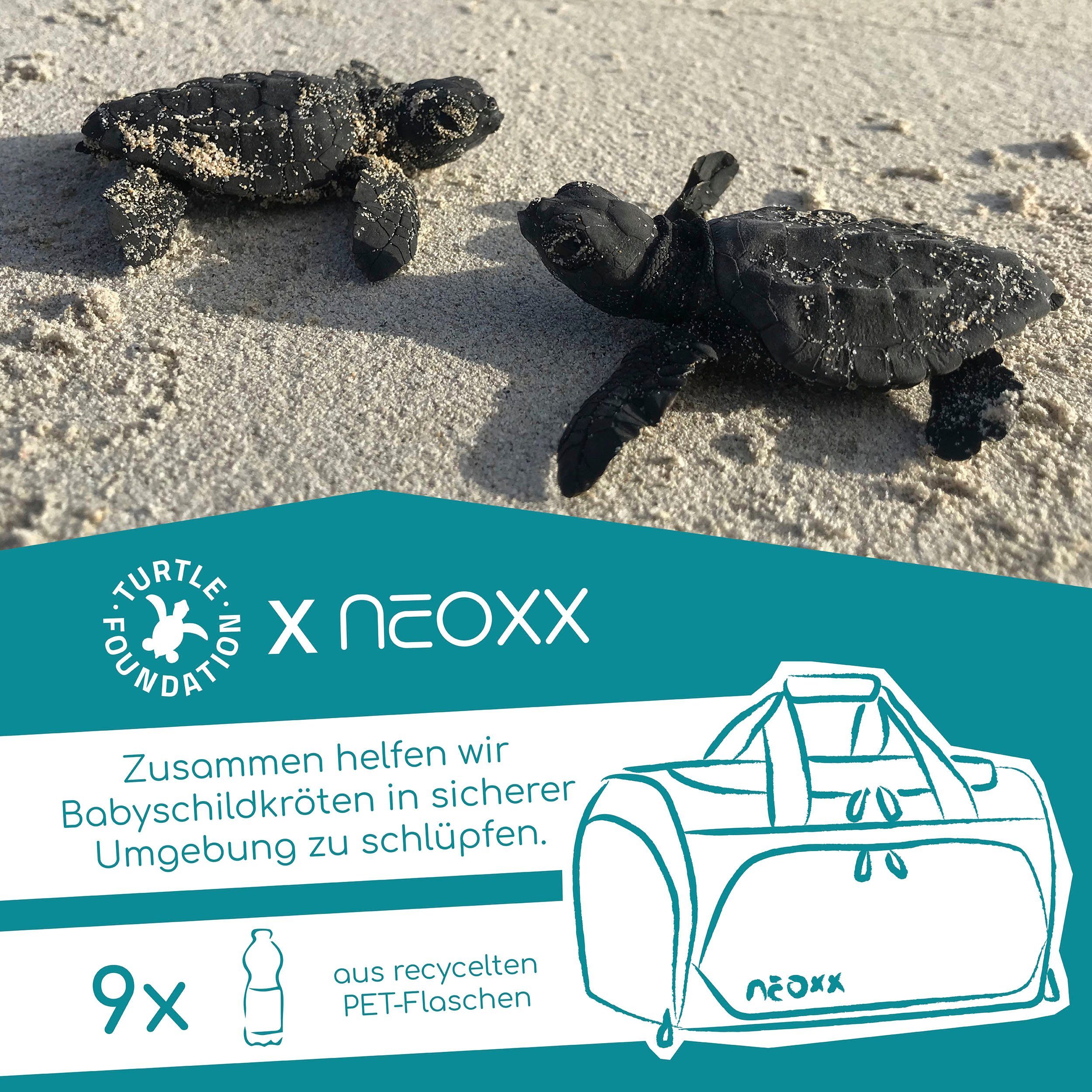 neoxx Move Sporttasche: Sustainable & Recycled - Support Turtle Foundation neoxx Move Sporttasche: Sustainable & Recycled - Support Turtle Foundation