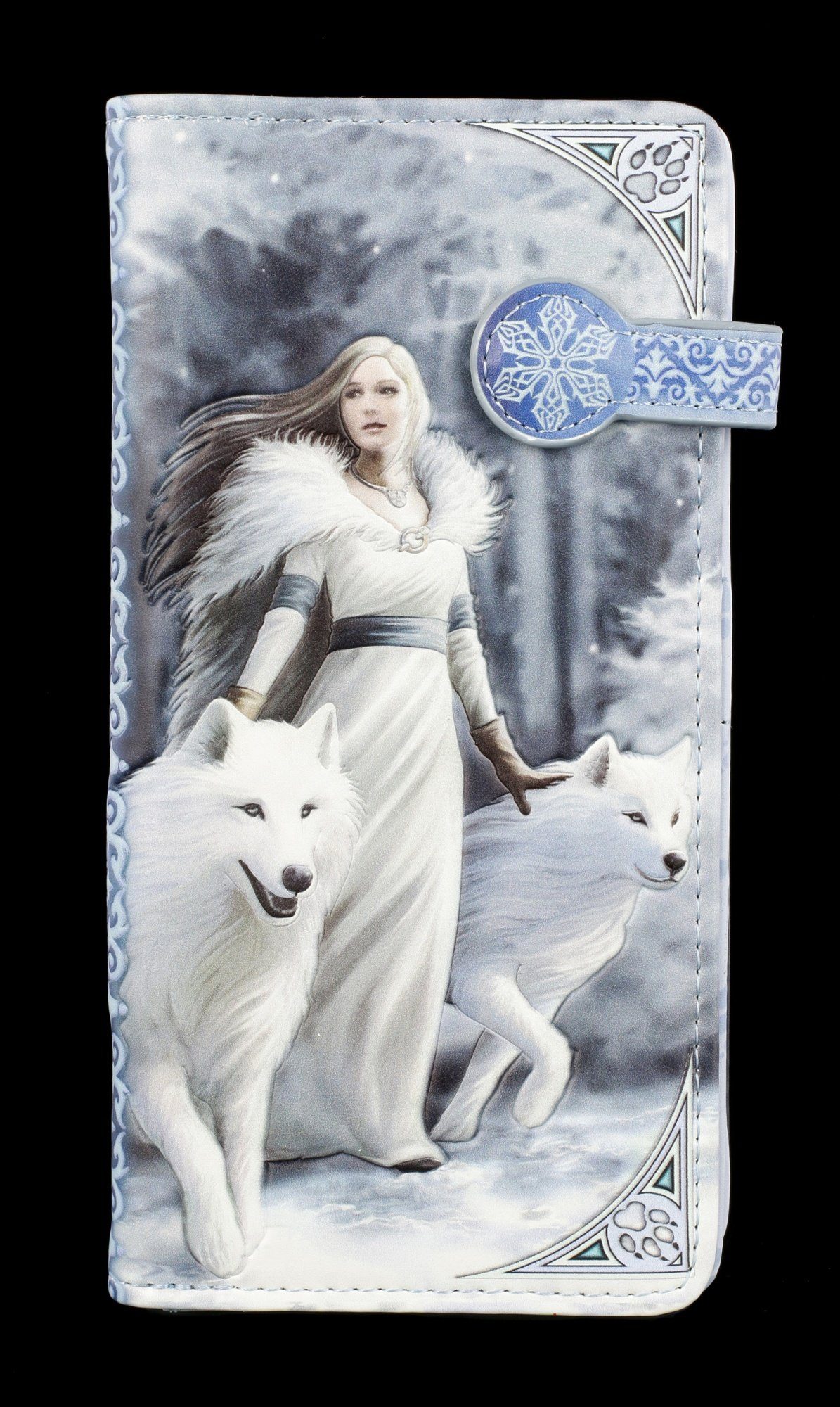 Anne Stokes Wolf Guardians Wallet - Enchanted Winter Fantasy Purse
