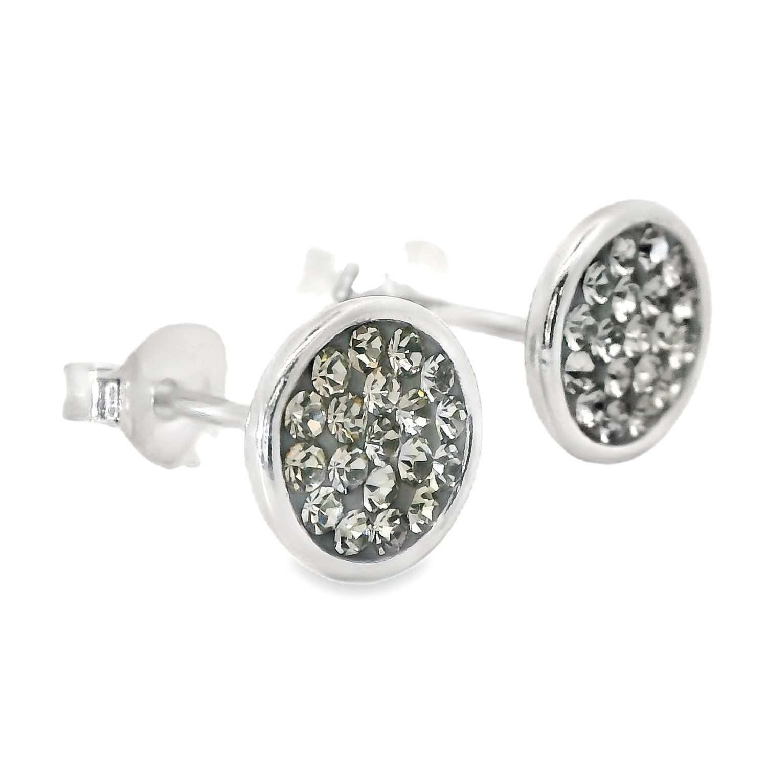 Impala Jessica Crystal Accent 925 Sterling Silver Earrings