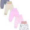 TupTam Baby Knit Pants 5-Pack - OEKO-TEX Certified - Unisex
