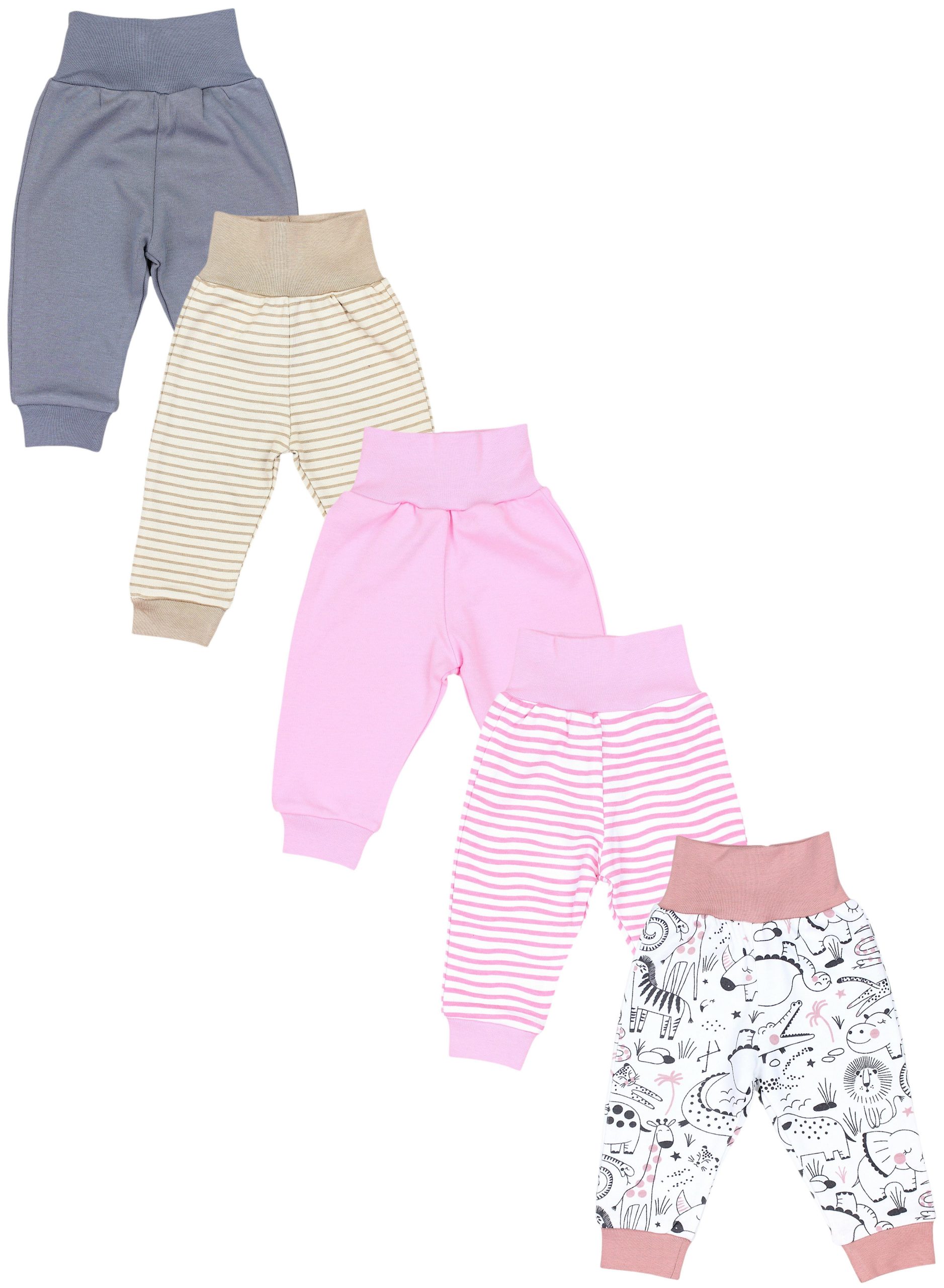 TupTam Baby Knit Pants 5-Pack - OEKO-TEX Certified - Unisex