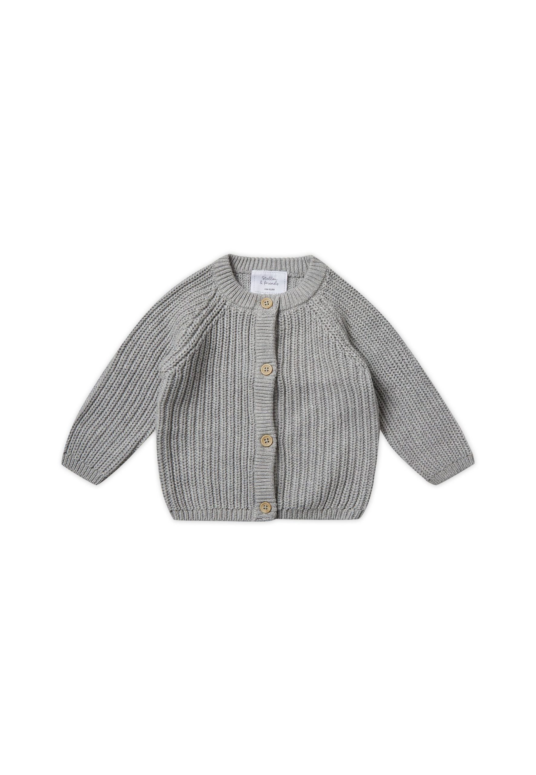 Stellou & Friends: Premium Cotton Cardigan - Natural Style for Little Ones