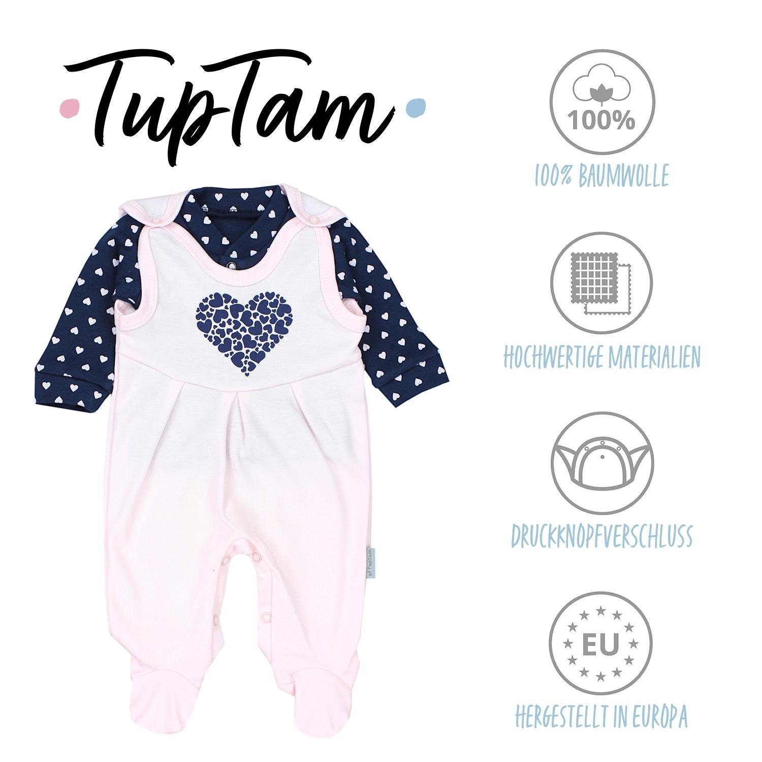 TupTam Baby Romper Set - Organic Cotton Animal Print & 'I Love Mum' - Girl & Boy