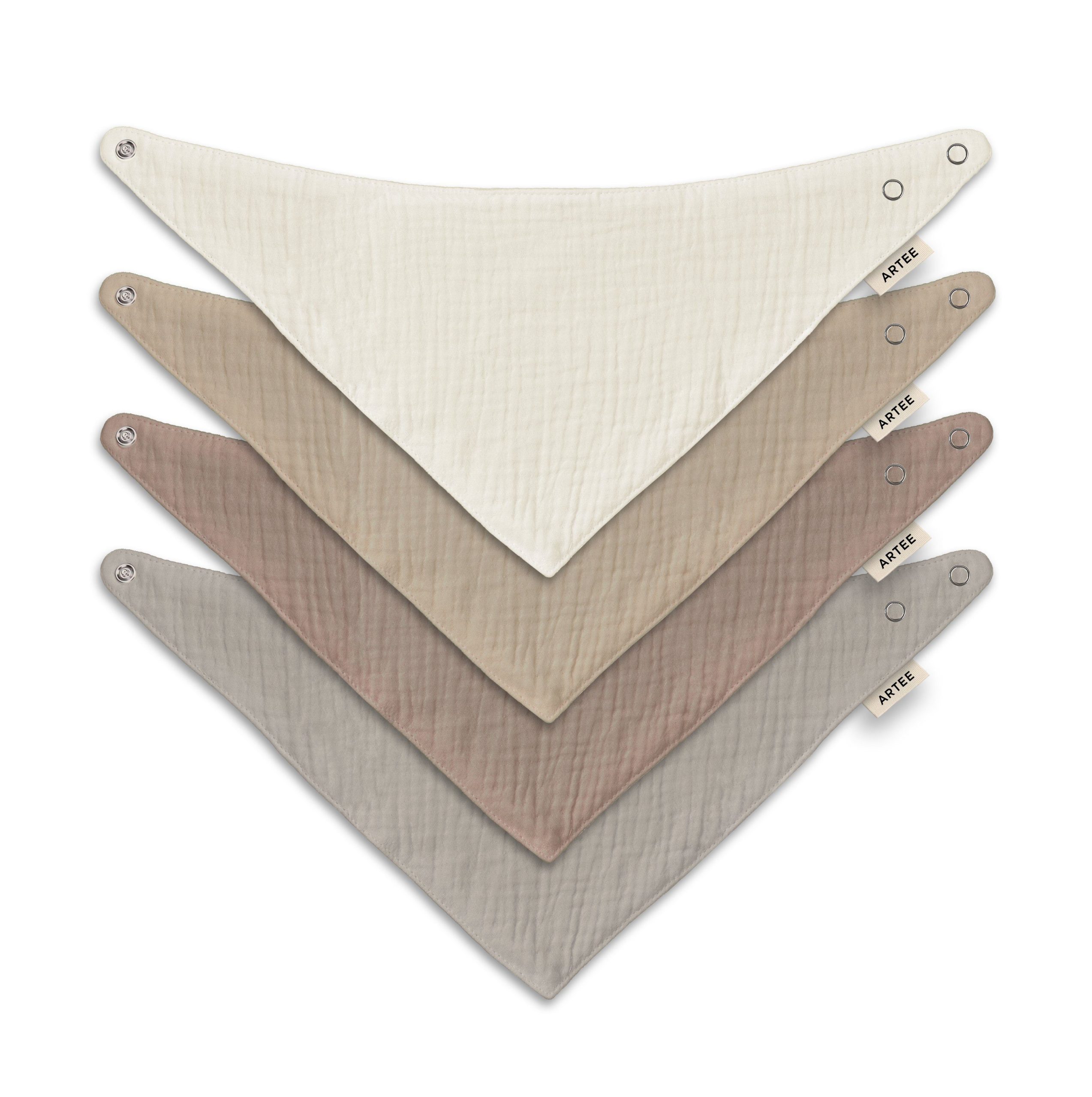 Artee Little Dutch Muslin Bib Set | Soft Organic Cotton Baby Bibs 0-18 Months