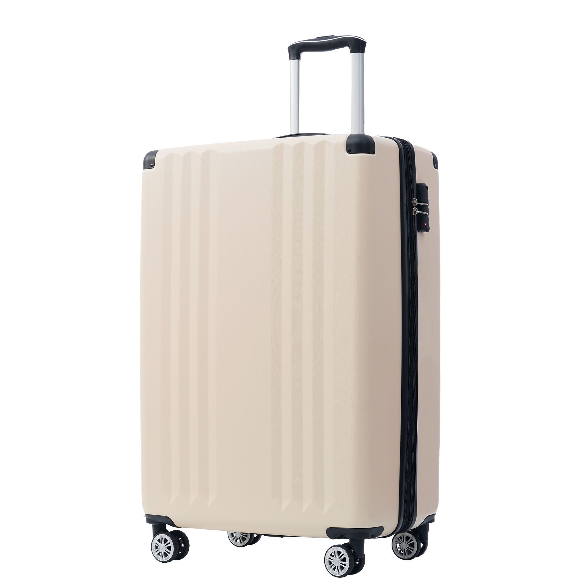 Flieks Hard Shell Trolley: 4-Wheel Carry-On Luggage & Travel Suitcase