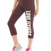 YESET 3/4 Capri Leggings - Love Fitness Print - Cotton Blend