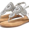Lascana Glitter Flip-Flops: Women's Sandals with Leather Insole