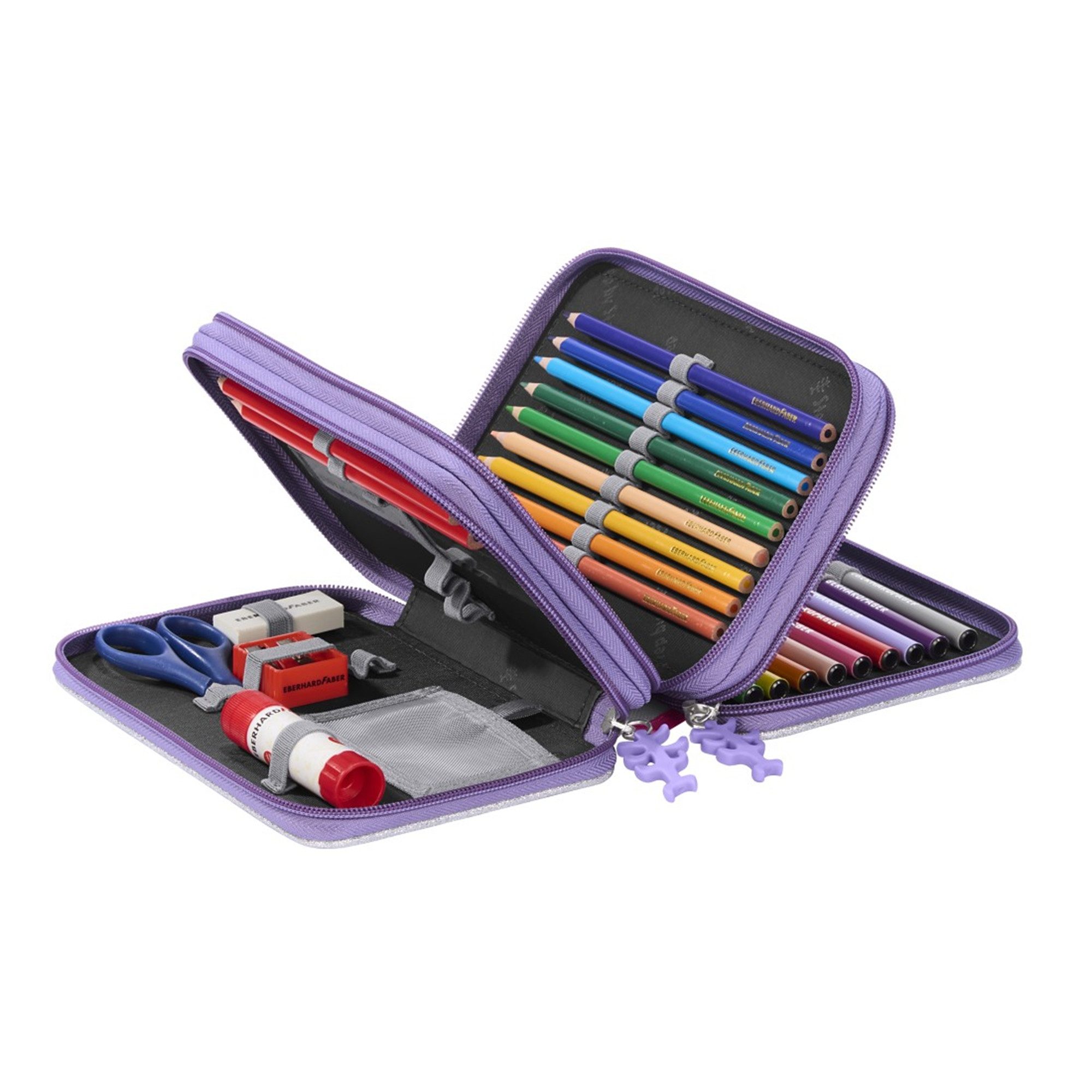 Step by Step XXL Pencil Case - 43-Piece Art Supply Set