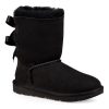 UGG K Bailey Bow II Boots: Satin Accent Winter Snow Boots