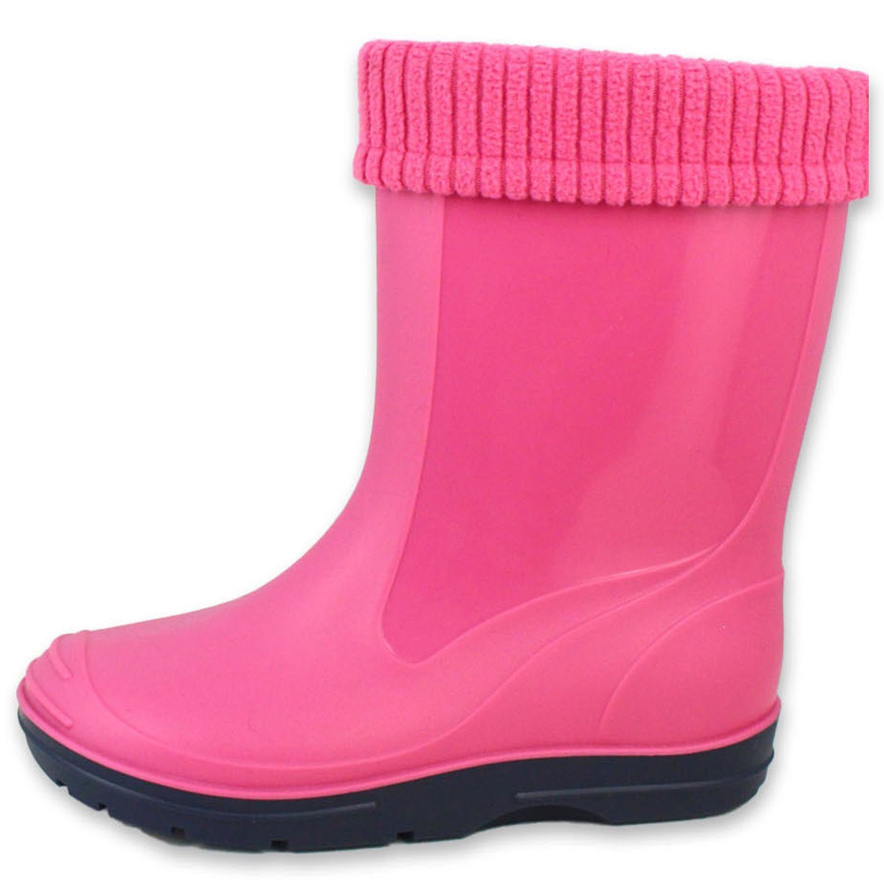 Beck Basic Insulated Rain Boots - Waterproof Kids Boots for Boys & Girls
