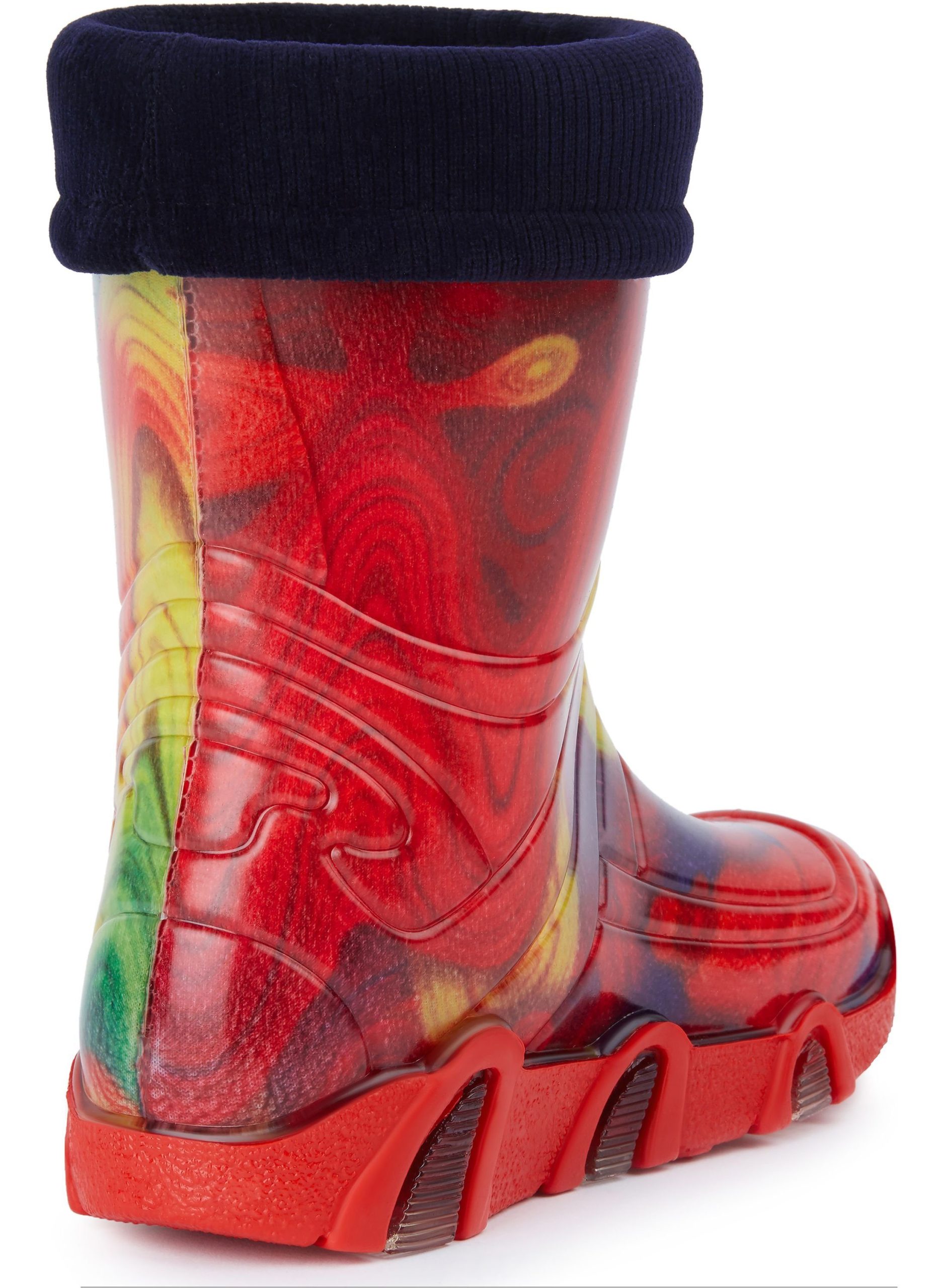 Ladeheid Children's Lined Wellington Boots | EU Made | Durable & Stylish