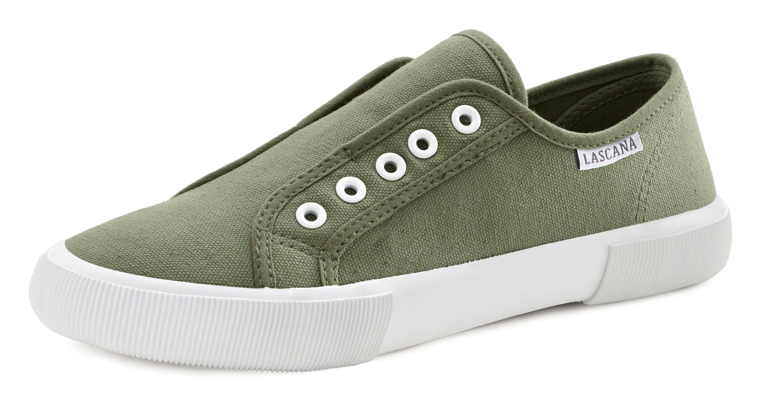 Lascana Vegan Slip-On Sneakers - Comfortable & Stylish Casual Shoes