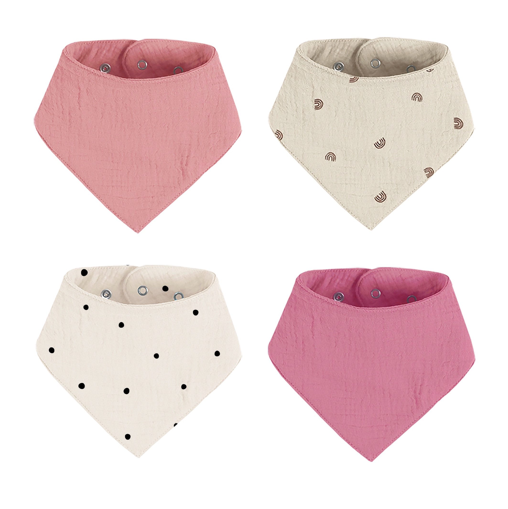 Artee Little Dutch Muslin Bib Set | Soft Organic Cotton Baby Bibs 0-18 Months