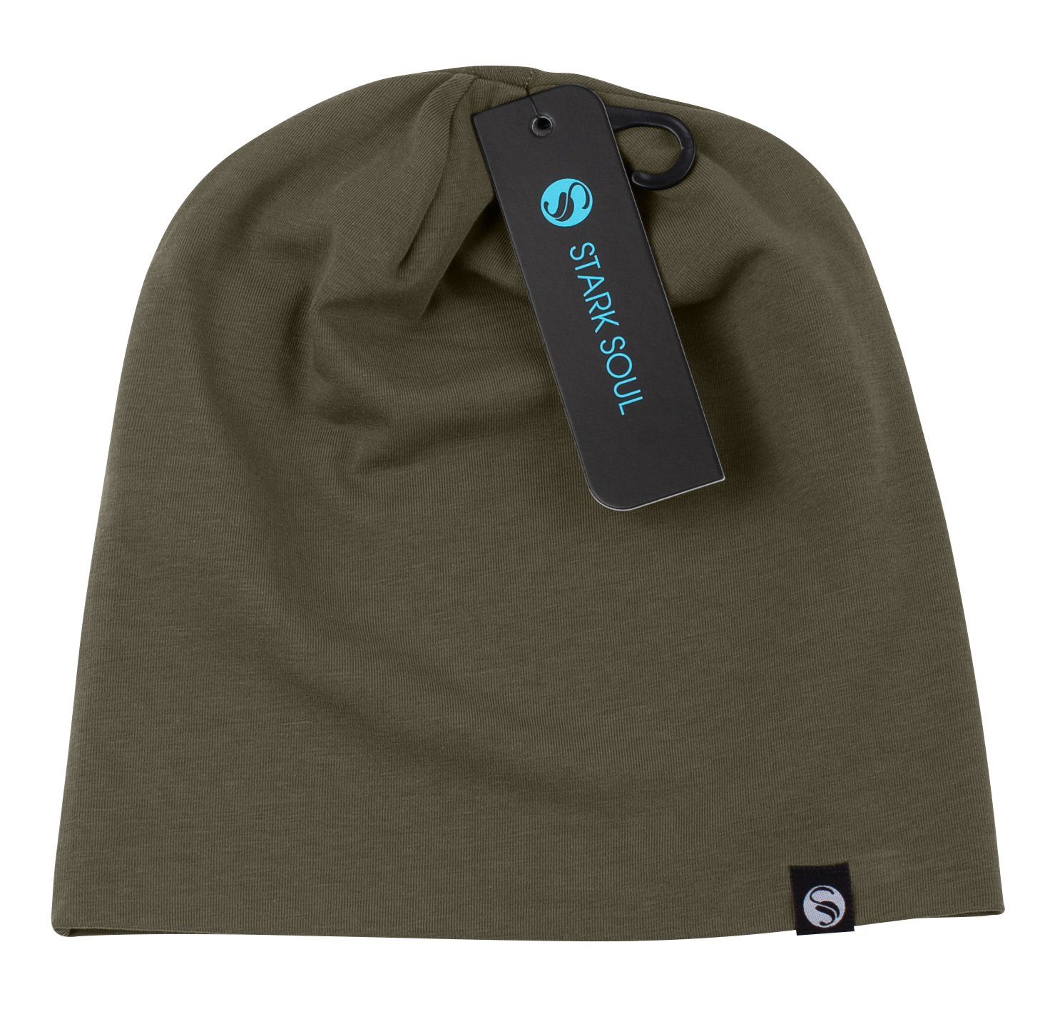 Stark Soul® Unisex Slouch Beanie - Premium Cotton Jersey Knit