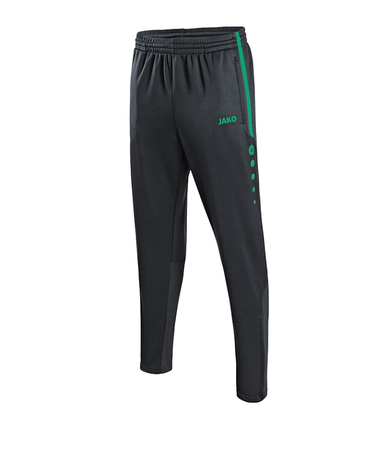 Jako Active Training Pants - Youth Football - Marine/Neon