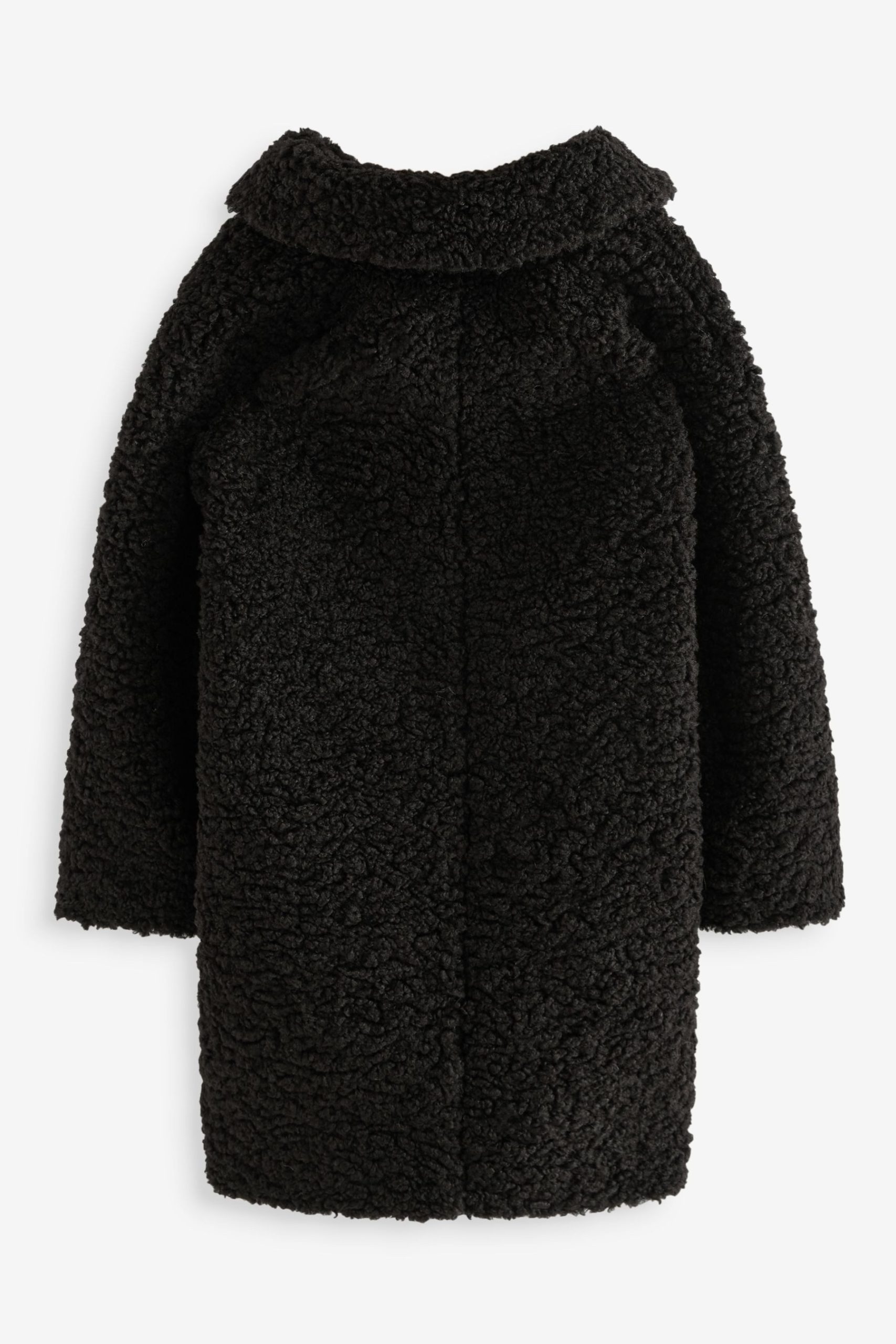 Next Teddy Borg Fleece Coat - Long Length, Plush Comfort