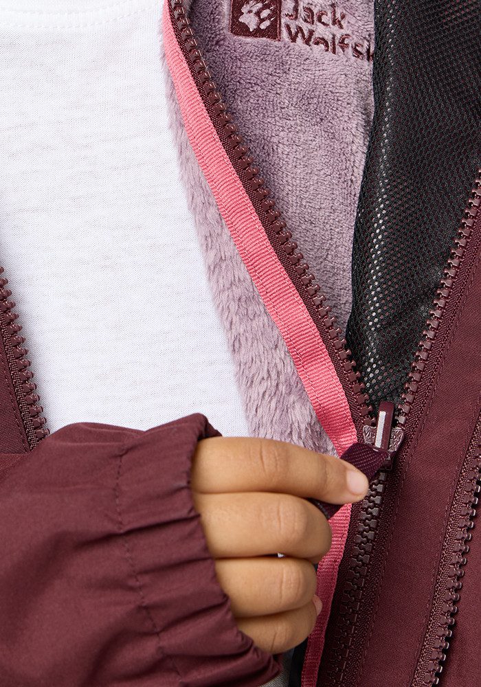 Jack Wolfskin Cosy Bear 3-in-1 Parka Girls - Waterproof & Warm Jack Wolfskin Cosy Bear 3-in-1 Parka Girls - Waterproof & Warm
