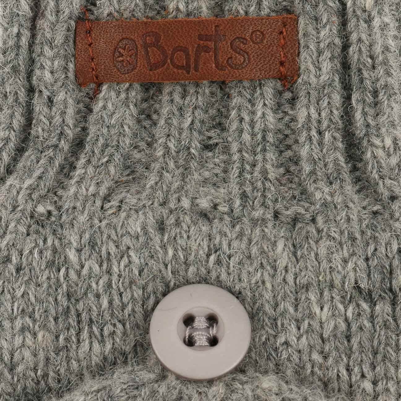 Barts Haakon Lambswool Gloves: Convertible Mittens & Fingerless Design