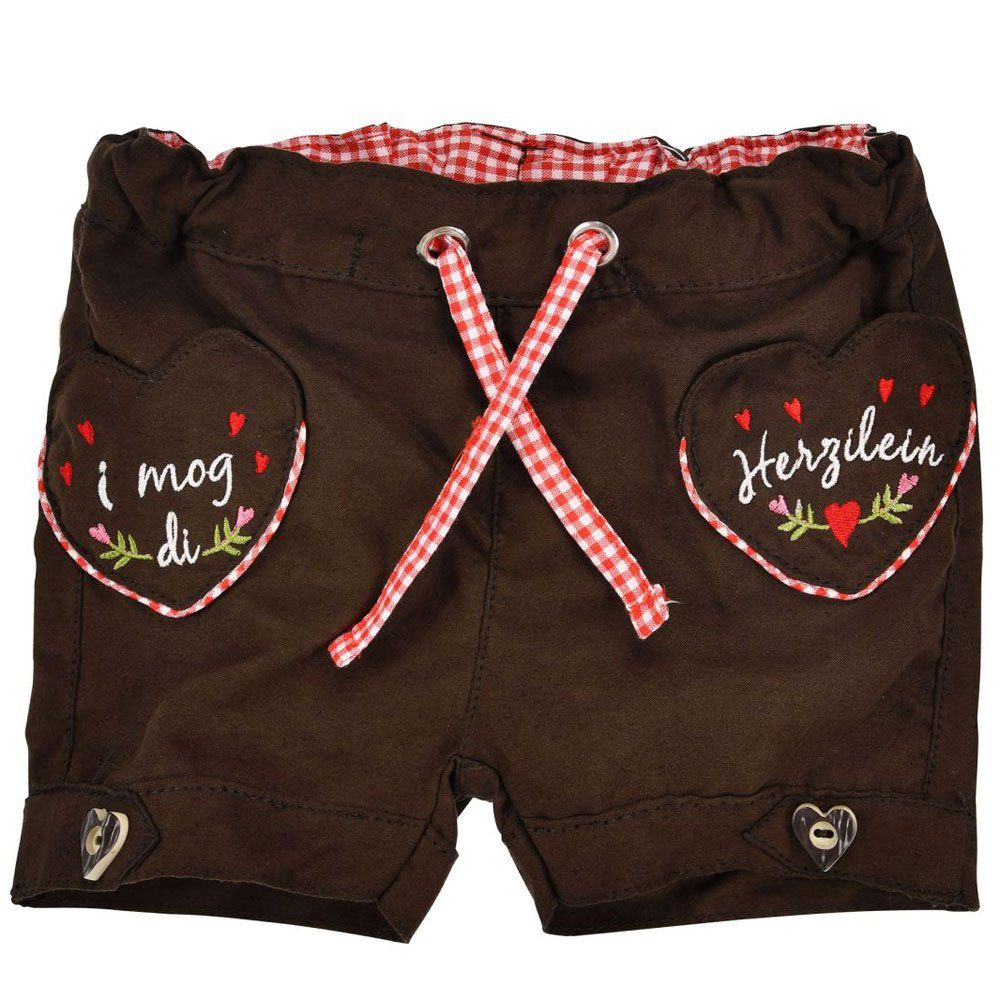 BONDI Mädchen Trachtenlederhose - Traditional Lederhosen Shorts for Girls BONDI Mädchen Trachtenlederhose - Traditional Lederhosen Shorts for Girls