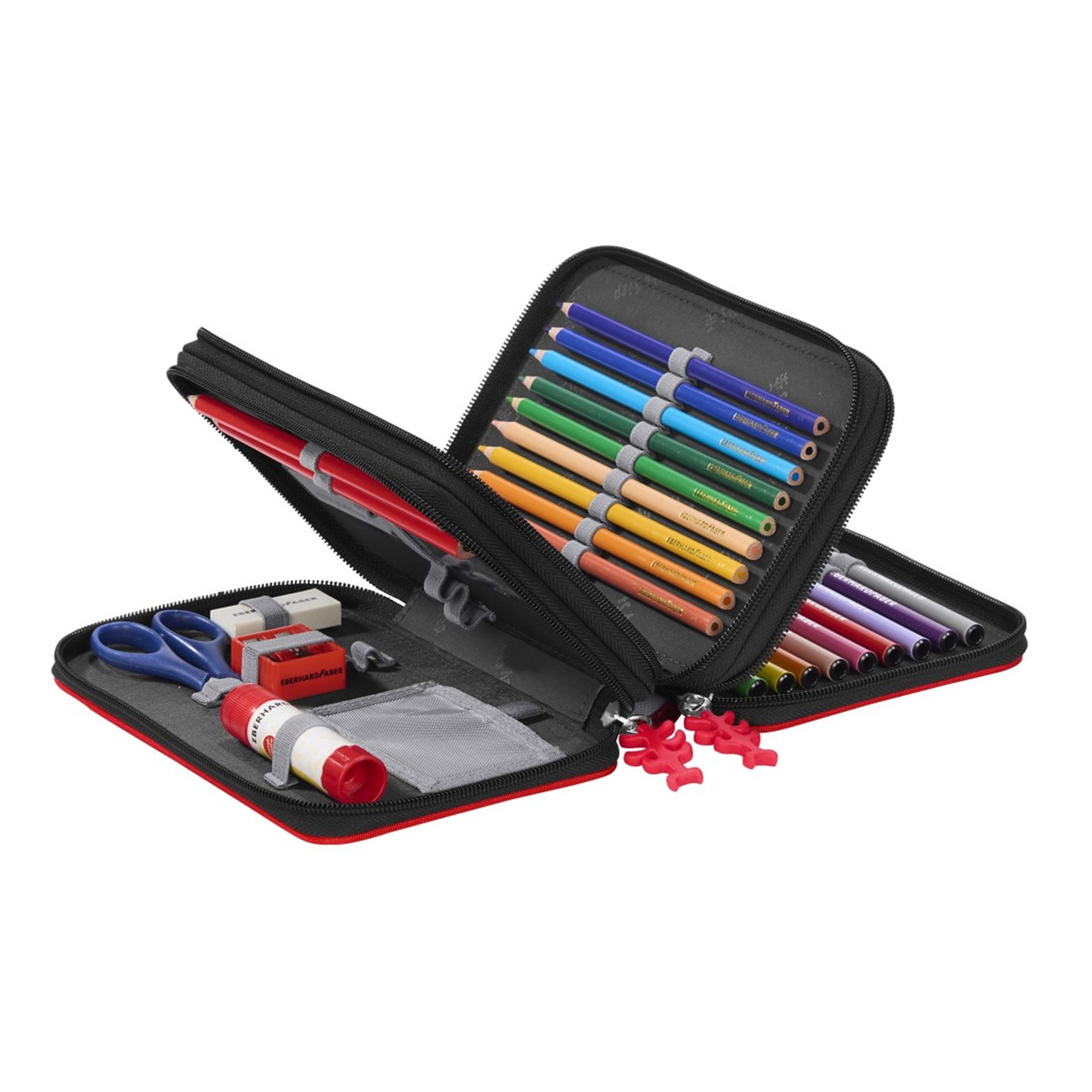 Step by Step XXL Pencil Case - 43-Piece Art Supply Set
