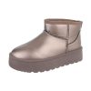 Ita-Design Children's Snow Boots - Flat Ankle Boots in Gold (87124585)