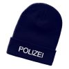 Schnoschi Strickmütze mit Polizei