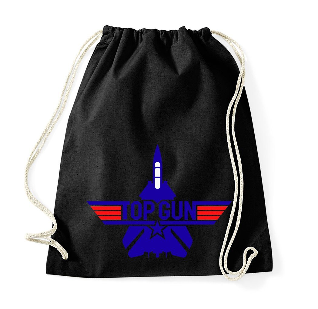 Top Gun F-14 Tomcat Drawstring Bag - 80s 90s Maverick - Blonnie & Brownie