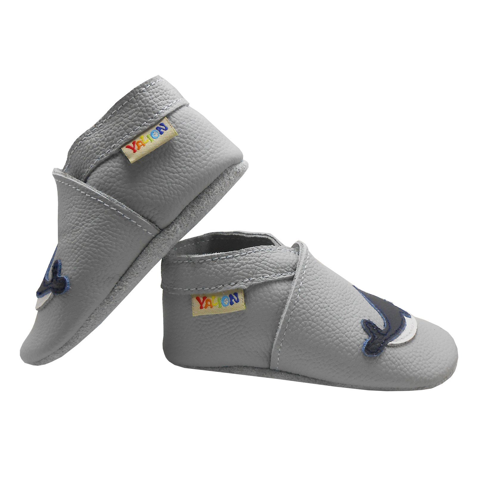 Yalion<sup>®</sup> Genuine Leather Baby Crawling Shoes - Soft Suede Soles Yalion® Genuine Leather Baby Crawling Shoes - Soft Suede Soles
