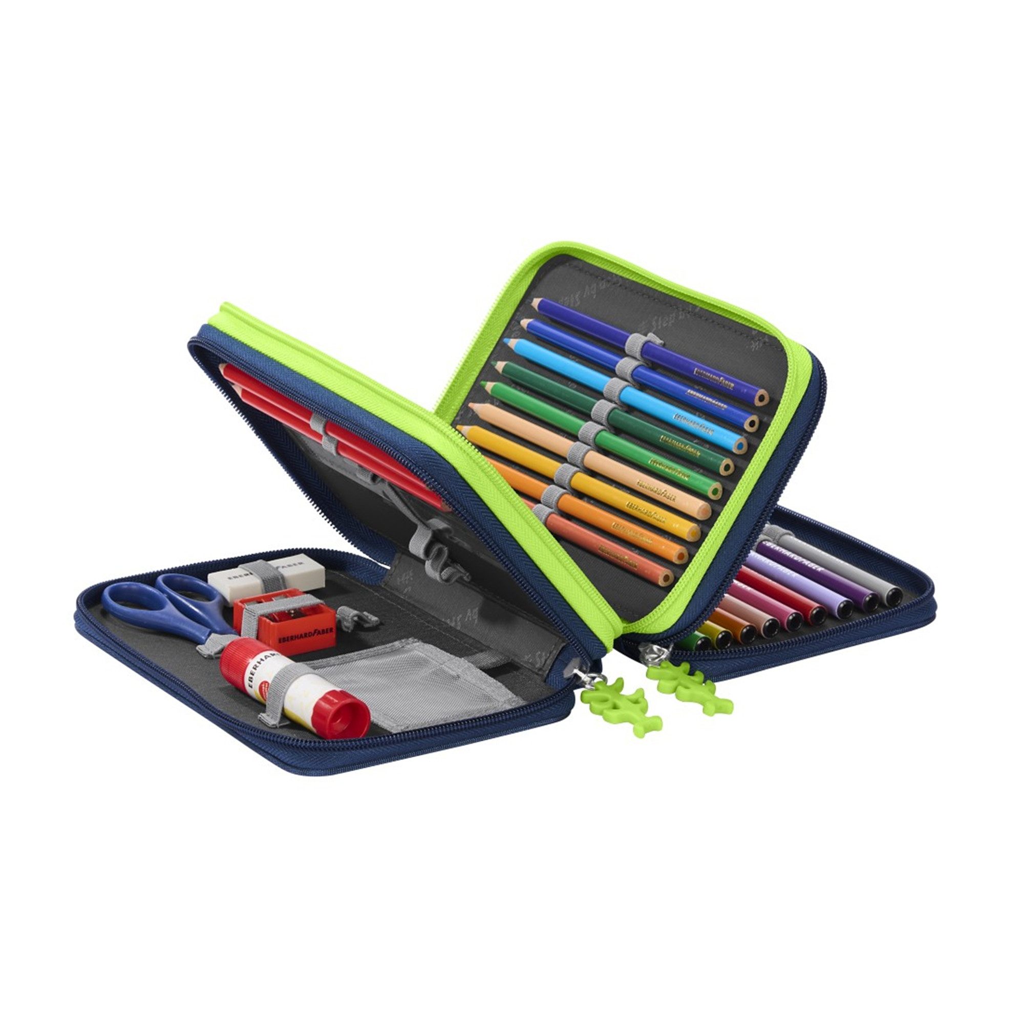 Step by Step XXL Pencil Case - 43-Piece Art Supply Set