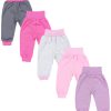TupTam Baby Knit Pants 5-Pack - OEKO-TEX Certified - Unisex