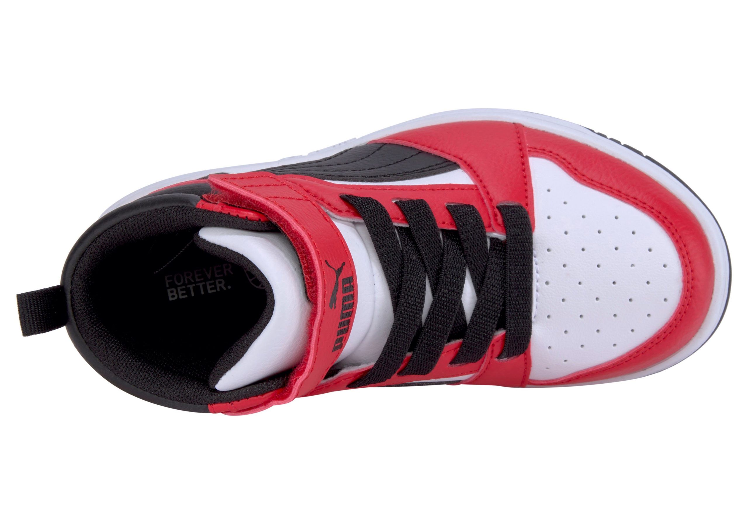 PUMA Rebound V6 Mid AC+ PS Kids' Retro Basketball Sneakers PUMA Rebound V6 Mid AC+ PS Kids' Retro Basketball Sneakers