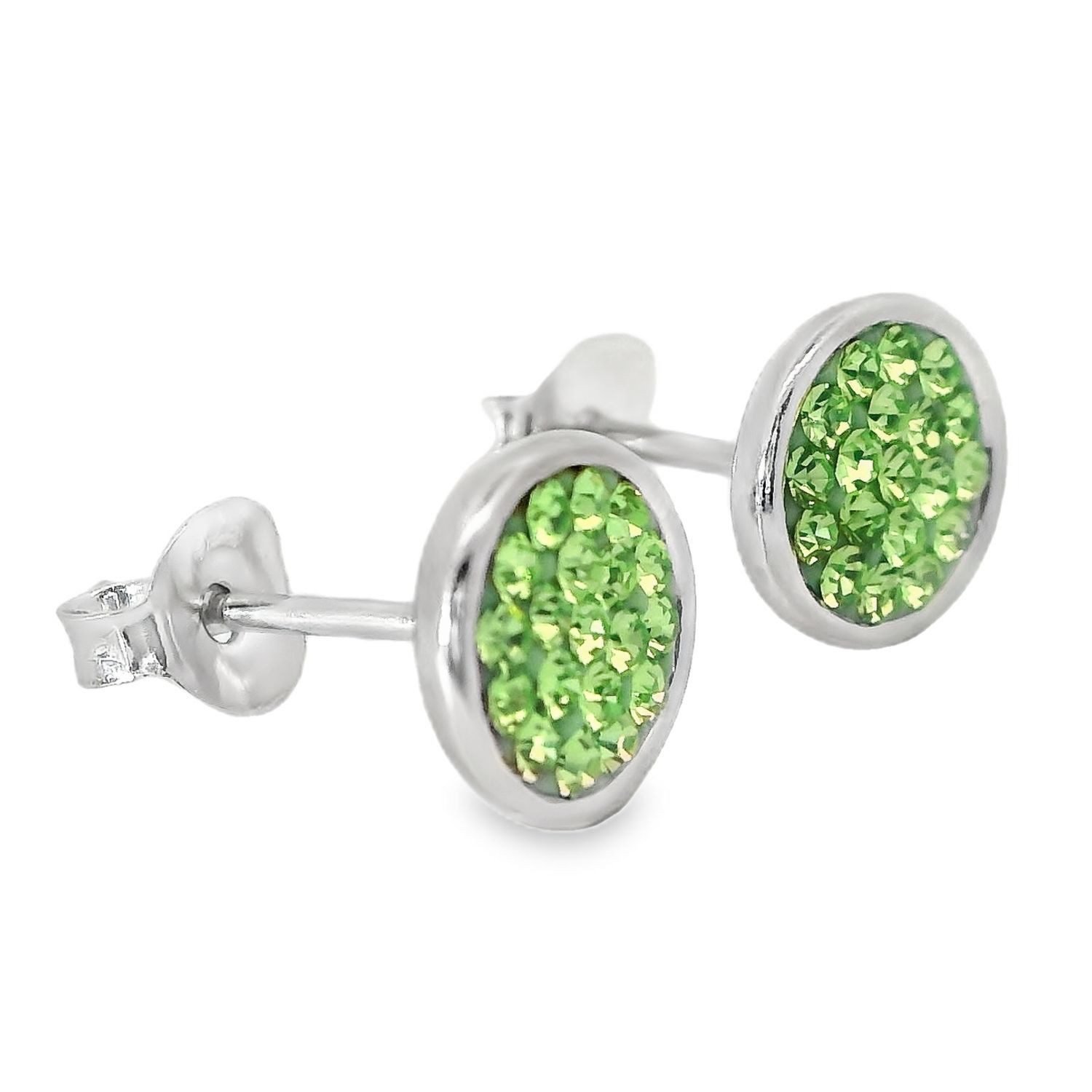 Impala Jessica Crystal Accent 925 Sterling Silver Earrings