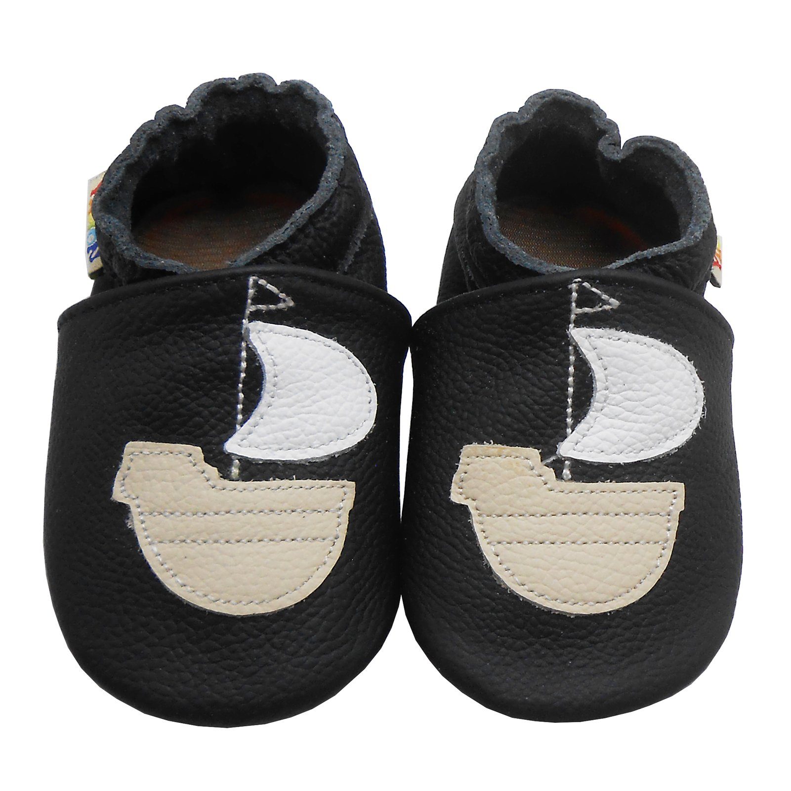 Yalion® Genuine Leather Crawling Shoes - Soft & Breathable