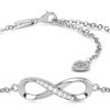 SERASAR Sterling Silver Infinity Anklet - Elegant & Symbolic Jewelry