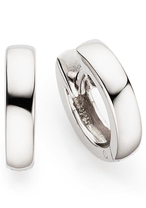 Bruno Banani Paar Creolen Schmuck Geschenk Silber 925 Ohrschmuck Ohrringe Gold + Silber