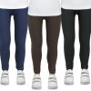 TupTam Girls' Thermal Leggings - Opaque Leggings, Winter Leggings, 3-Pack