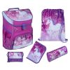 Scooli Campus Fit Magic Unicorn School Set - 9 Piece Backpack for Girls