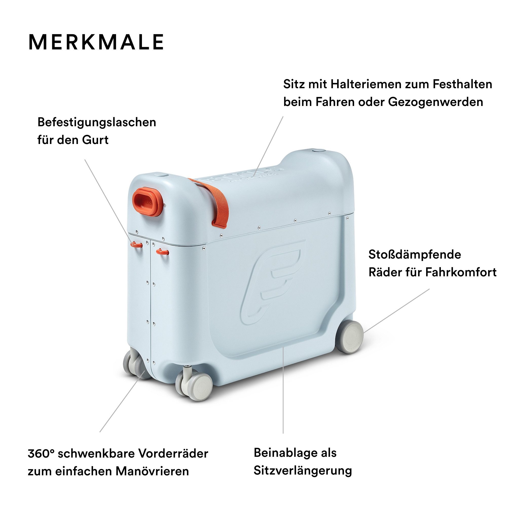 JetKids by Stokke BedBox: Ride-On Suitcase & Travel Bed for Kids